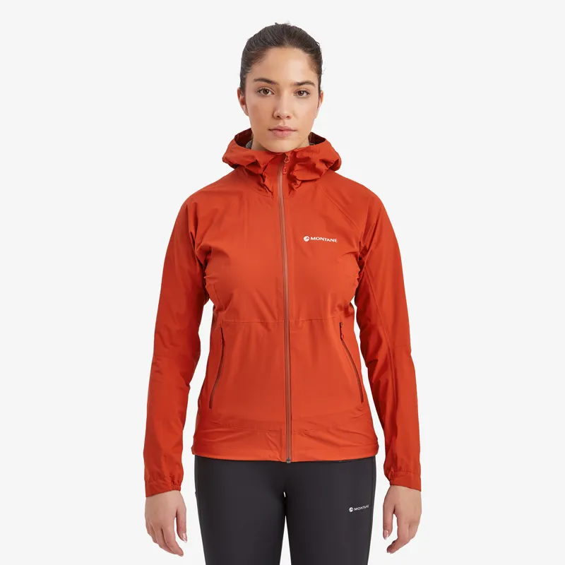 Montane Womens Minimus Lite Jacket - Saffron Red-1
