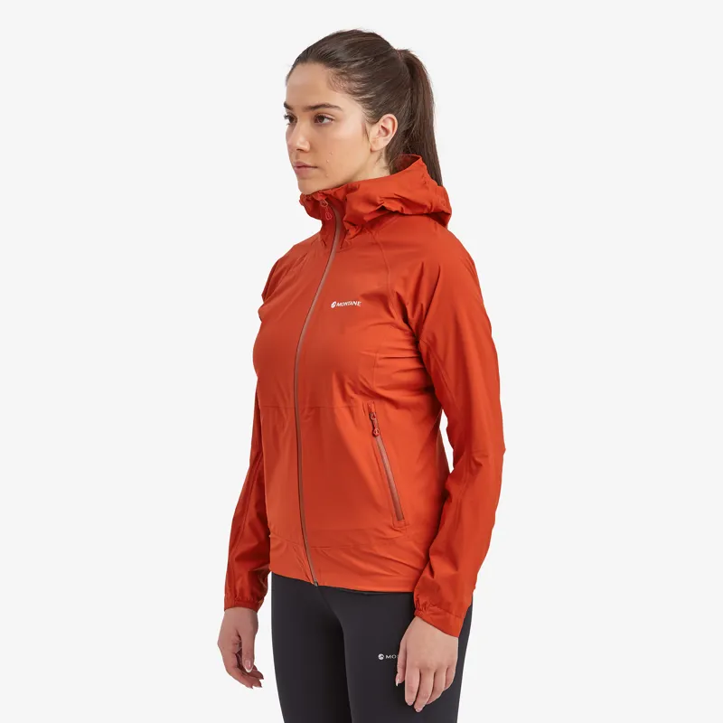 Montane Womens Minimus Lite Jacket - Saffron Red-2