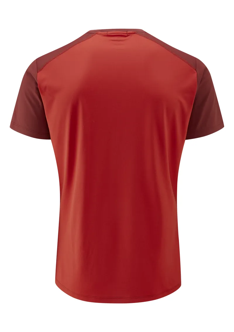 Rab Mens Force Short Sleeved Tee - Ascent Red-Oxblood Red-1