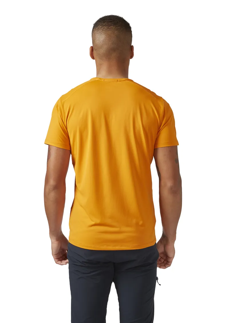 Rab Mens Force Short Sleeve Tee - Marmalade-3