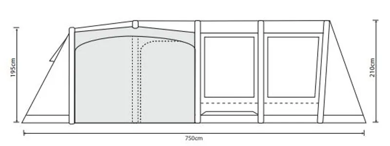 Outdoor Revolution Camp Star 700SE Inflatable Tent Bundle Deal - 2023 Model-2