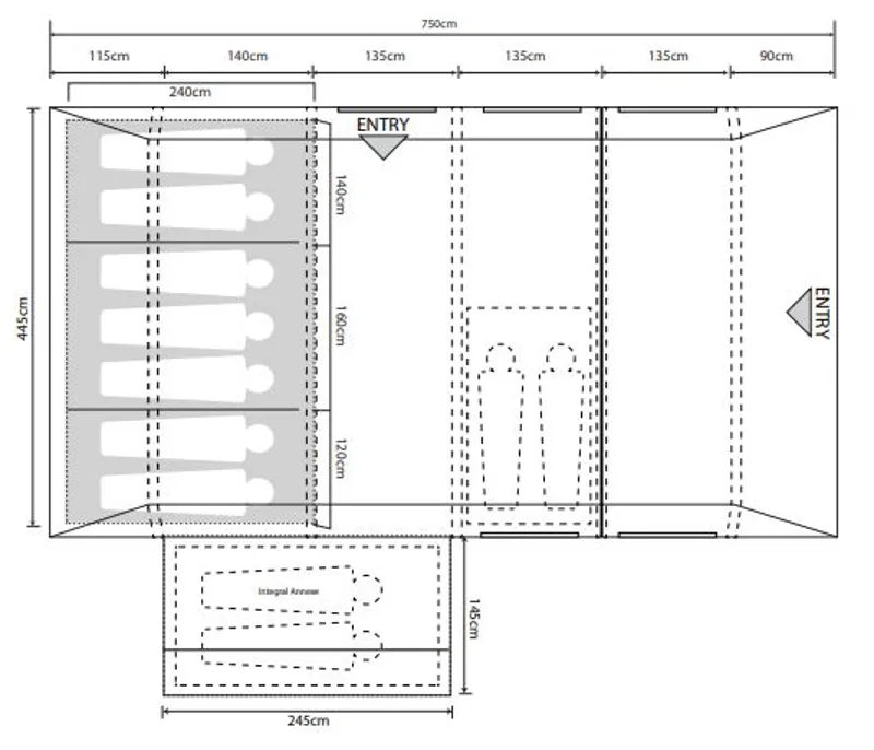 Outdoor Revolution Camp Star 700SE Inflatable Tent Bundle Deal - 2023 Model-1