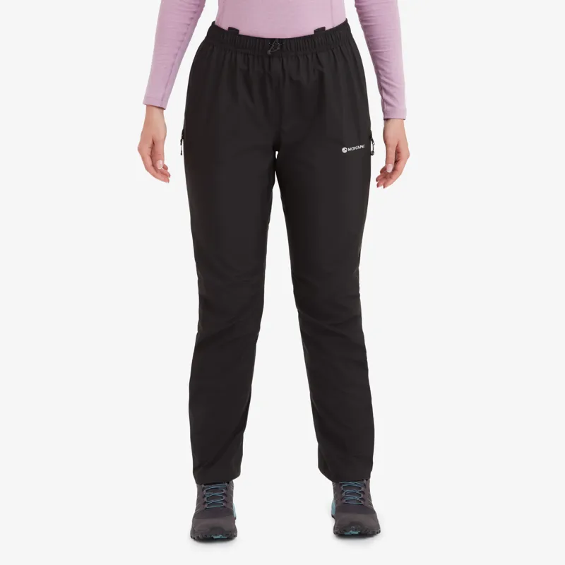 Montane Womens Solution Overtrousers  - Black-1