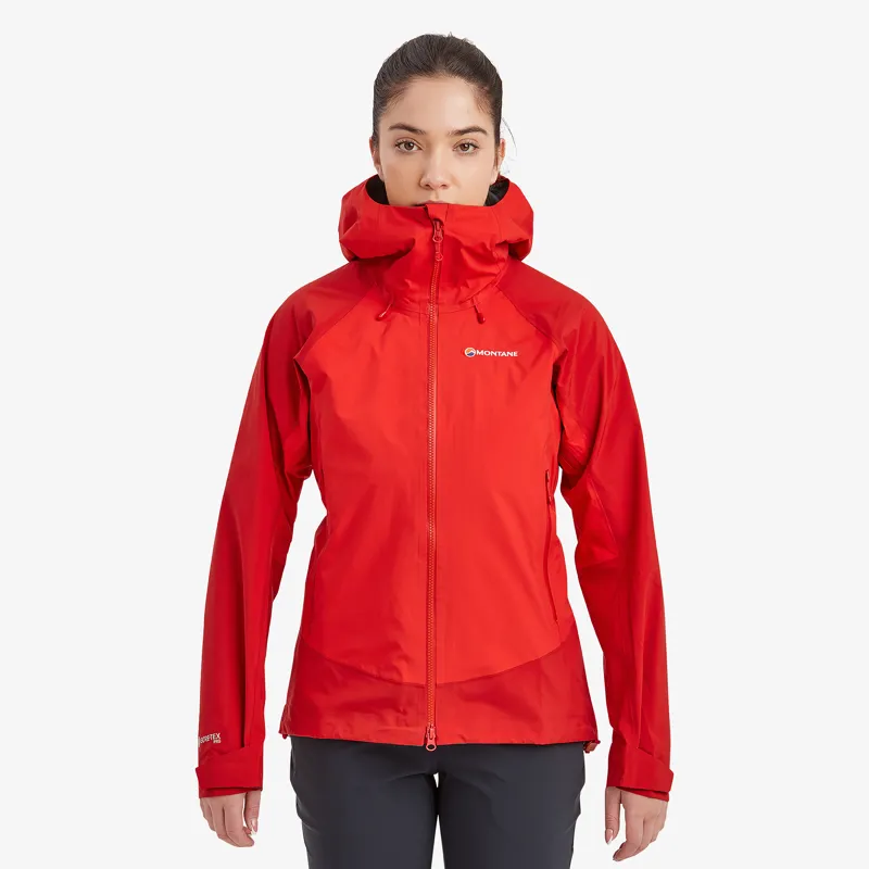 Montane Womens Phase XPD Jacket - Adrenaline Red-2
