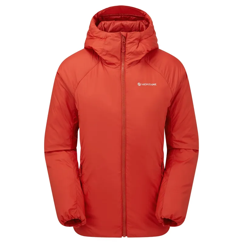 Montane Womens Respond Hoodie - Saffron Red