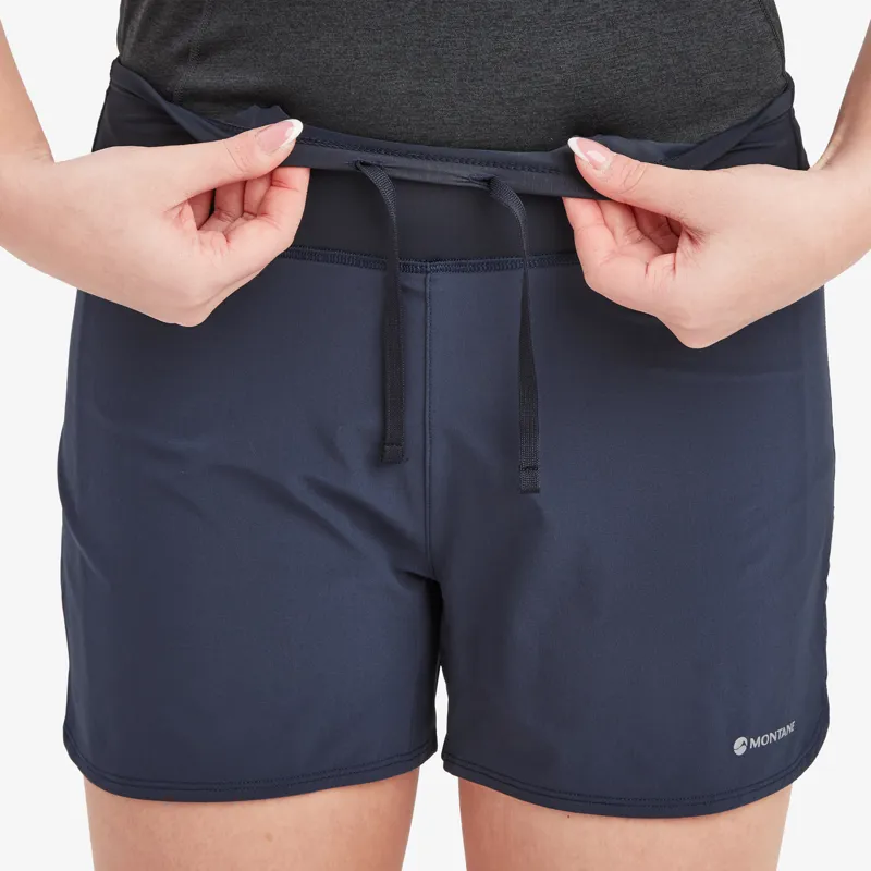 Montane Womens Slipstream Twin Skin Shorts - Eclipse Blue-5