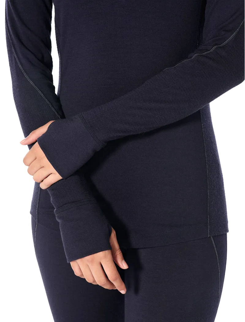 Icebreaker Womens 260 Zone LS Half Zip - Midnight Navy-6