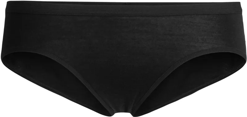 Icebreaker Womens Siren Hipkini Briefs - Black