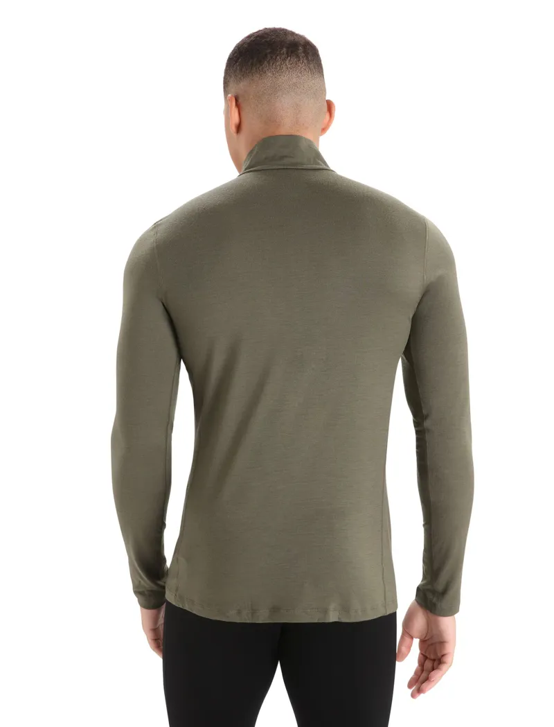 Icebreaker Mens 200 Oasis LS Half Zip Top - Loden-2