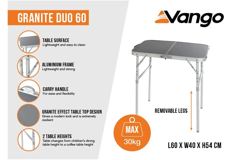 Vango Granite Duo 60 Table-2