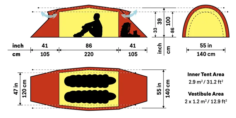 Hilleberg Kaitum 2 Tent - Green-1