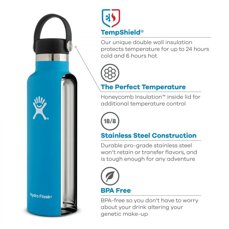 Hydro Flask 18oz Standard Mouth Bottle - Starfish-1