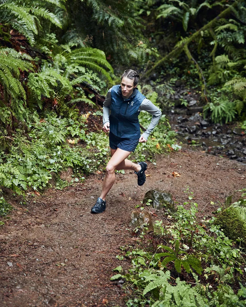 ON Womens Cloudventure Waterproof Running Trail Shoe - Hazel/ Mulberry-9