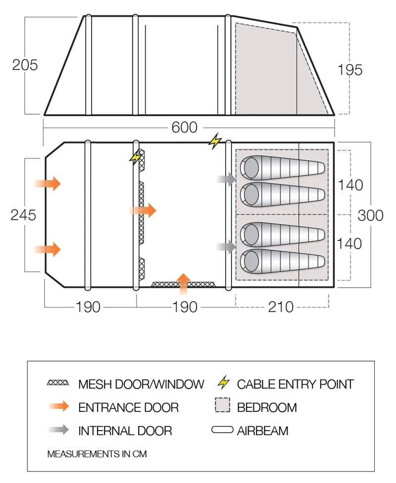 Vango Joro Air 450 Sentinel Eco Dura Tent Package-1