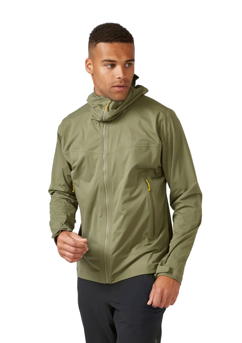 Rab Mens Kinetic 2.0 Jacket - Light Khaki-2
