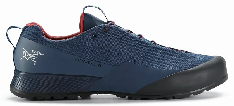 Arcteryx Mens Konseal FL Shoe - Nocturne/ Red-2