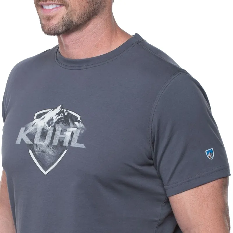 Kuhl Mens Born In The Mountain Tee - Carbon-3