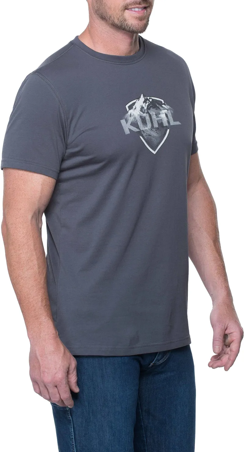 Kuhl Mens Born In The Mountain Tee - Carbon-1