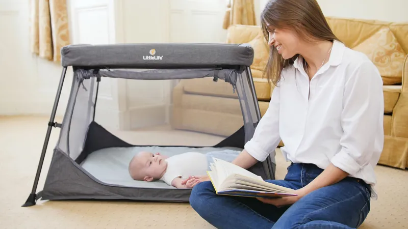 travel cot for small space