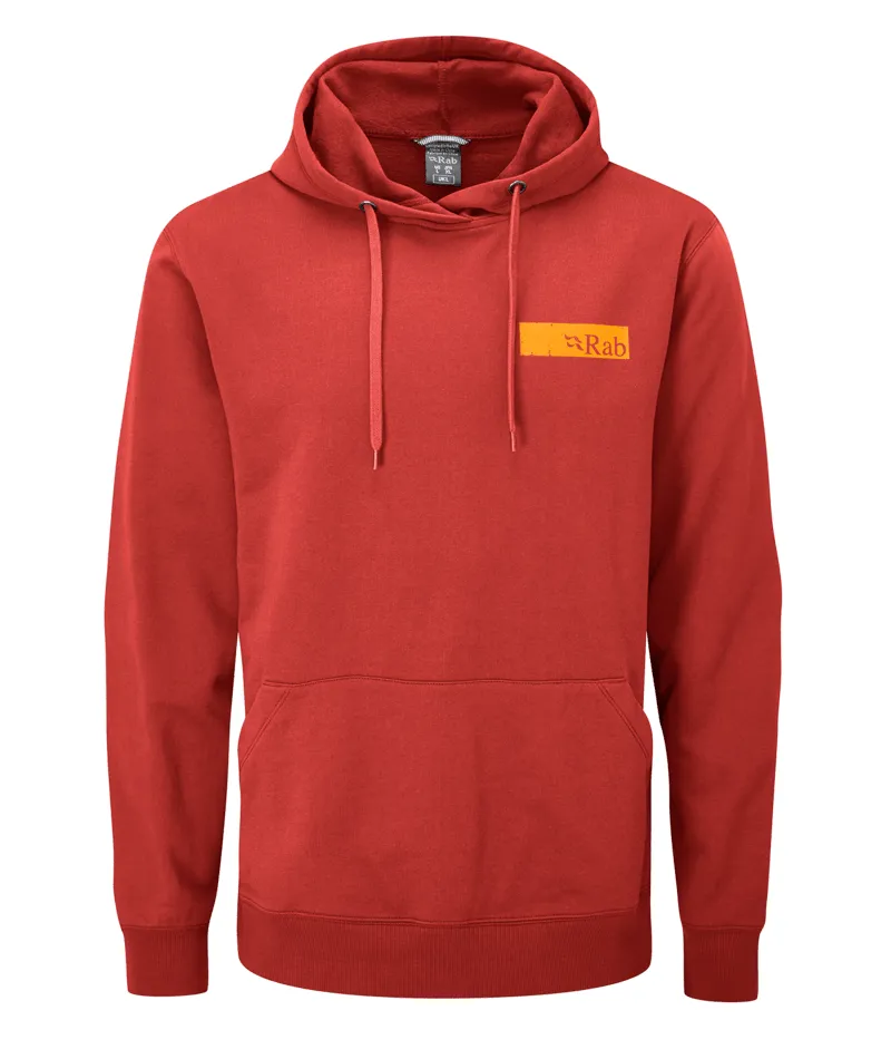 Rab Mens Voyage Hoody - Red Clay
