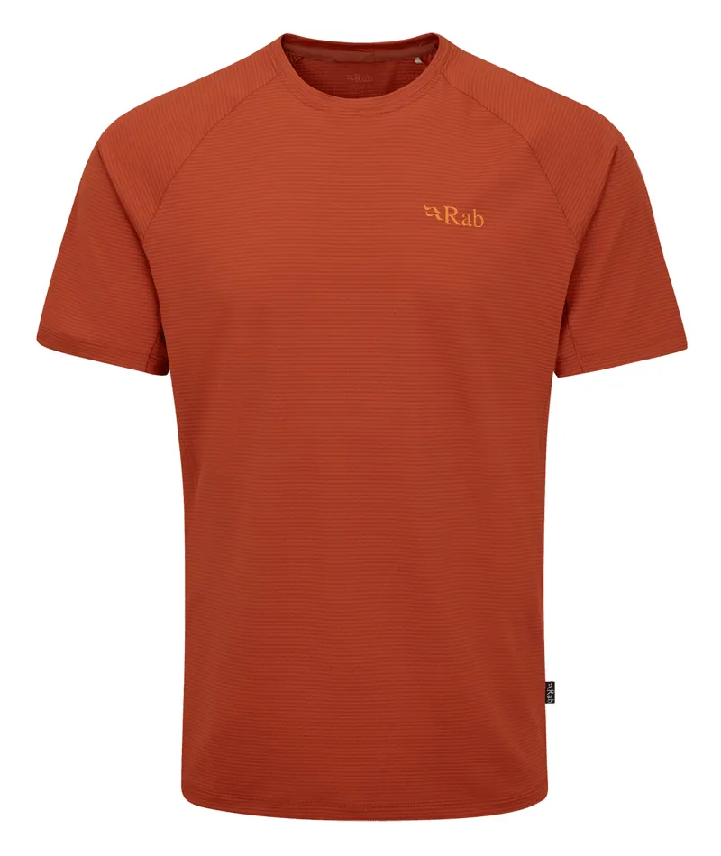 Rab Mens Sonic Tee - Red Clay
