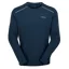 Rab Mens Force Long Sleeved Tee - Tempest Blue