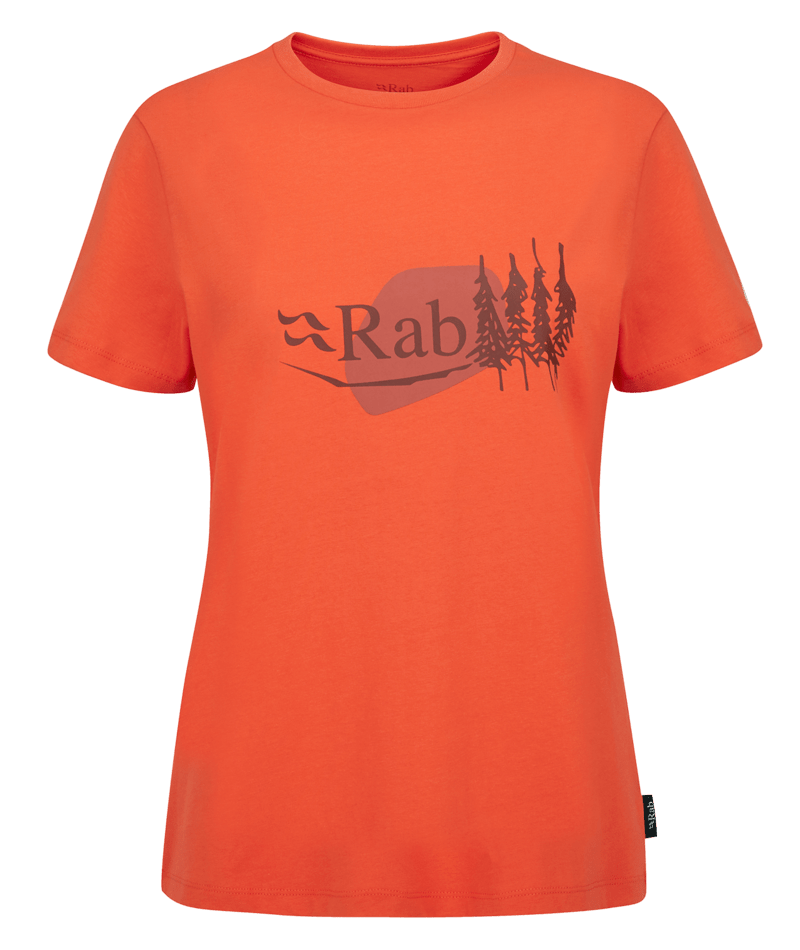 Rab Womens Tuku Bloc Tee - Red Grapefruit