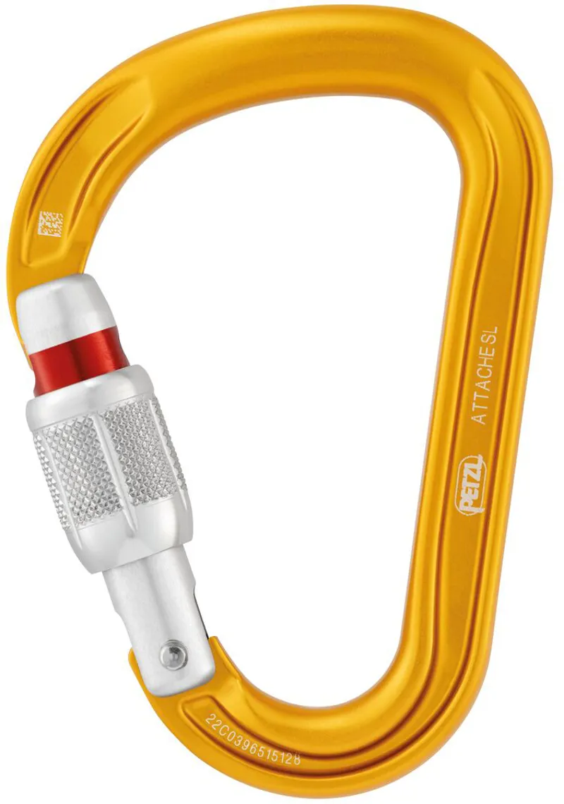 Petzl Attache Carabiner - Yellow-1