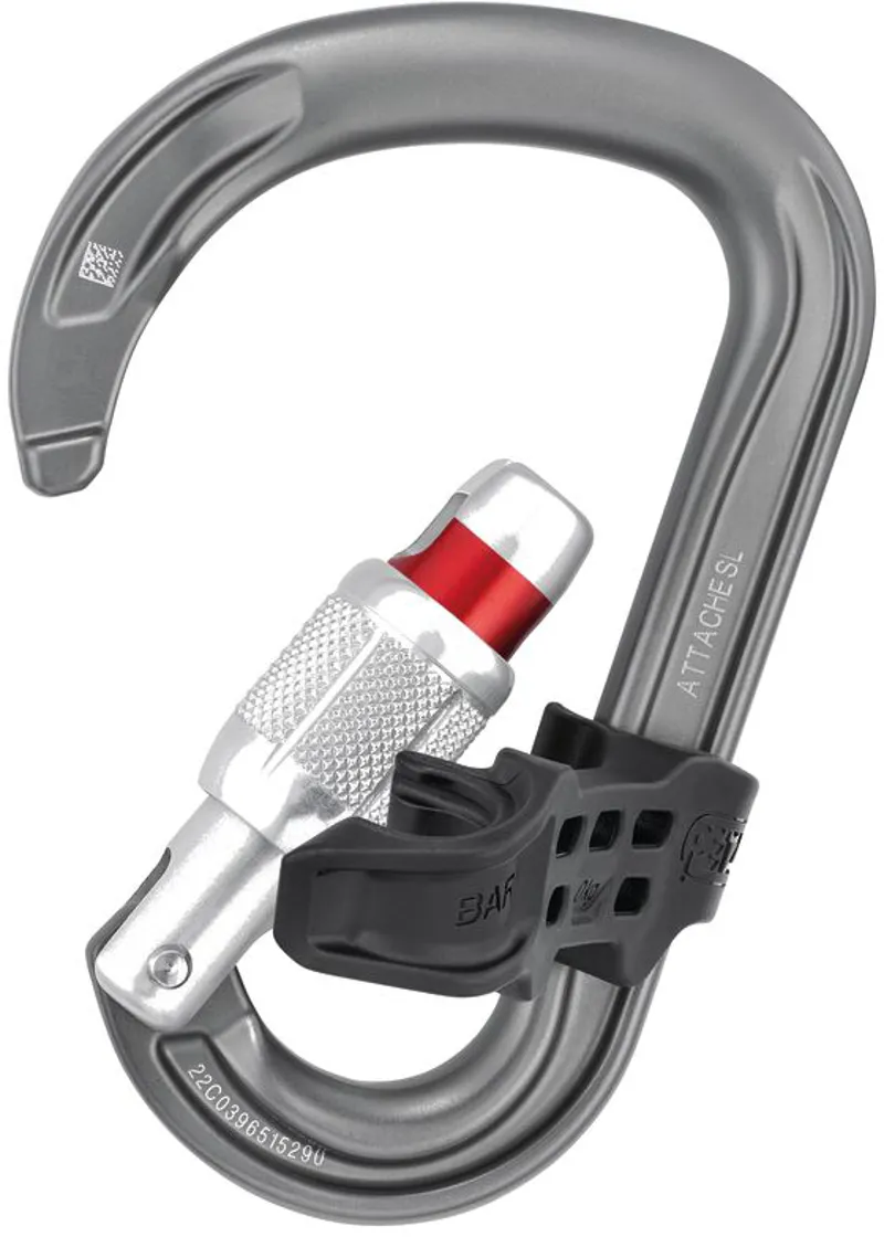 Petzl Attache Bar Carabiner - Gray-1