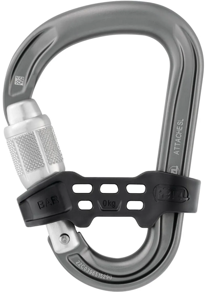 Petzl Attache Bar Carabiner - Gray