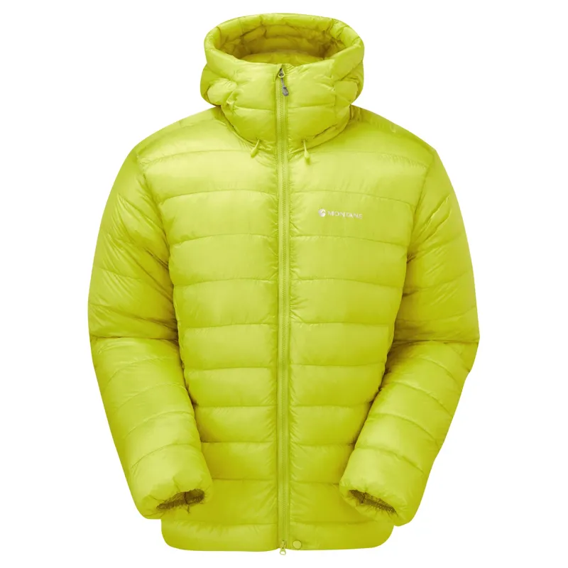 Montane Mens Alpine 850 Hooded Down Jacket - Citrus Spring
