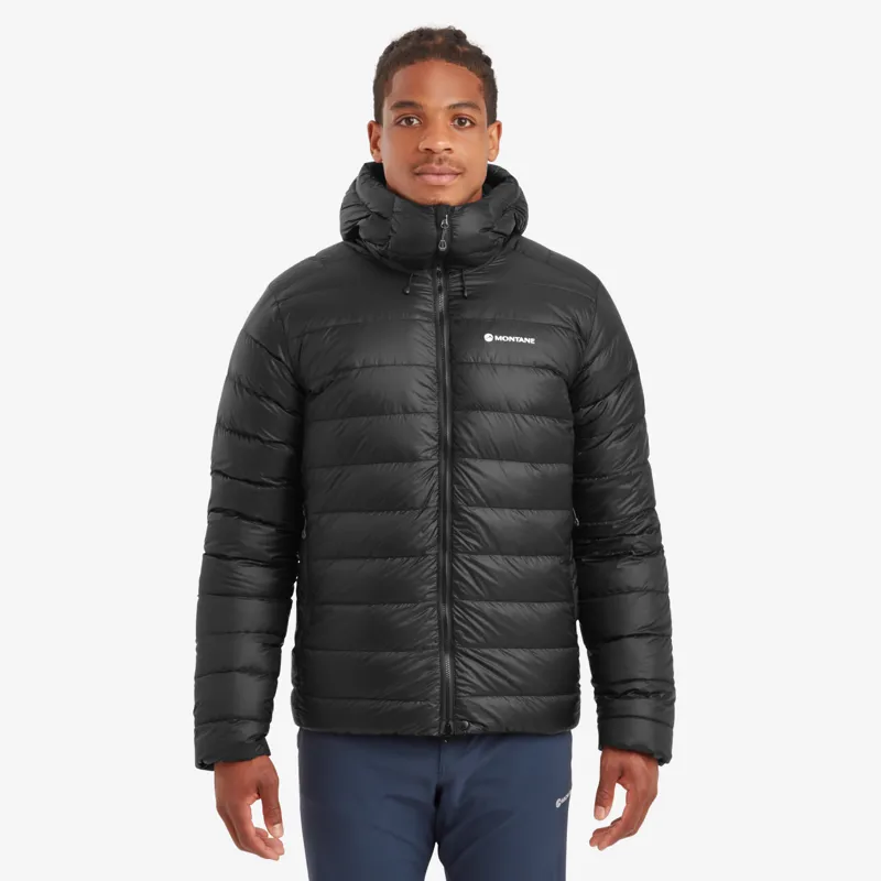 Montane Mens Alpine 850 Hooded Down Jacket - Black-2