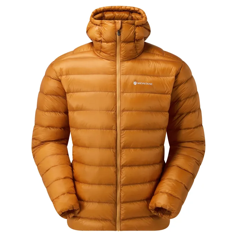 Montane Mens Alpine 850 Lite Hooded Down Jacket - Flame Orange