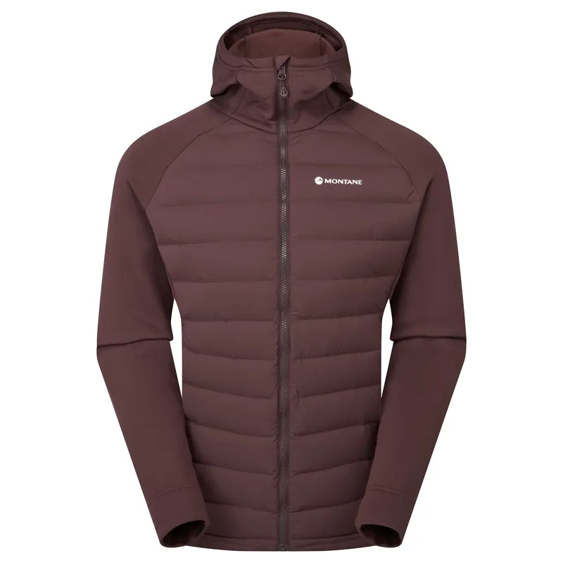 Montane Mens Composite Hoodie - Dark Garnet