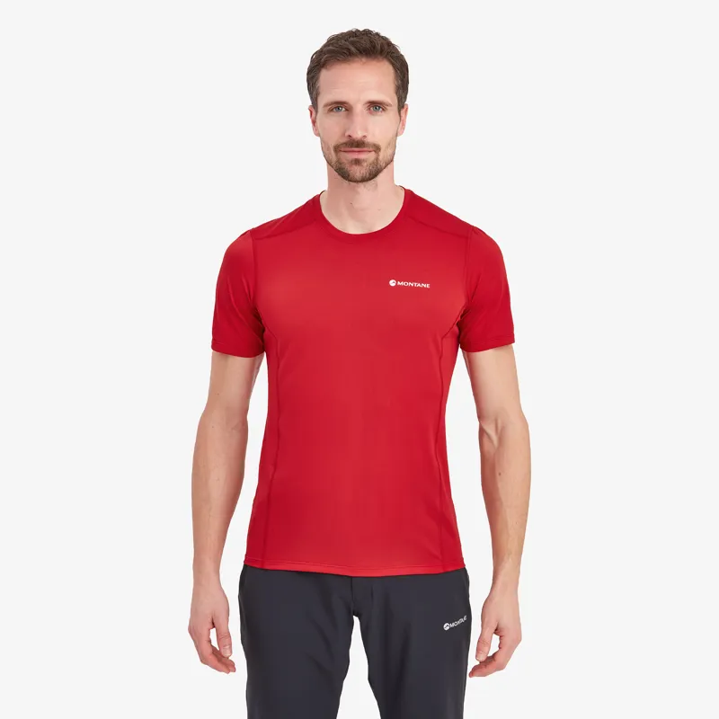 Montane Mens Dart Lite T-Shirt - Acer Red-1