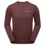 Montane Mens Dart Long Sleeved T-Shirt - Dark Garnet