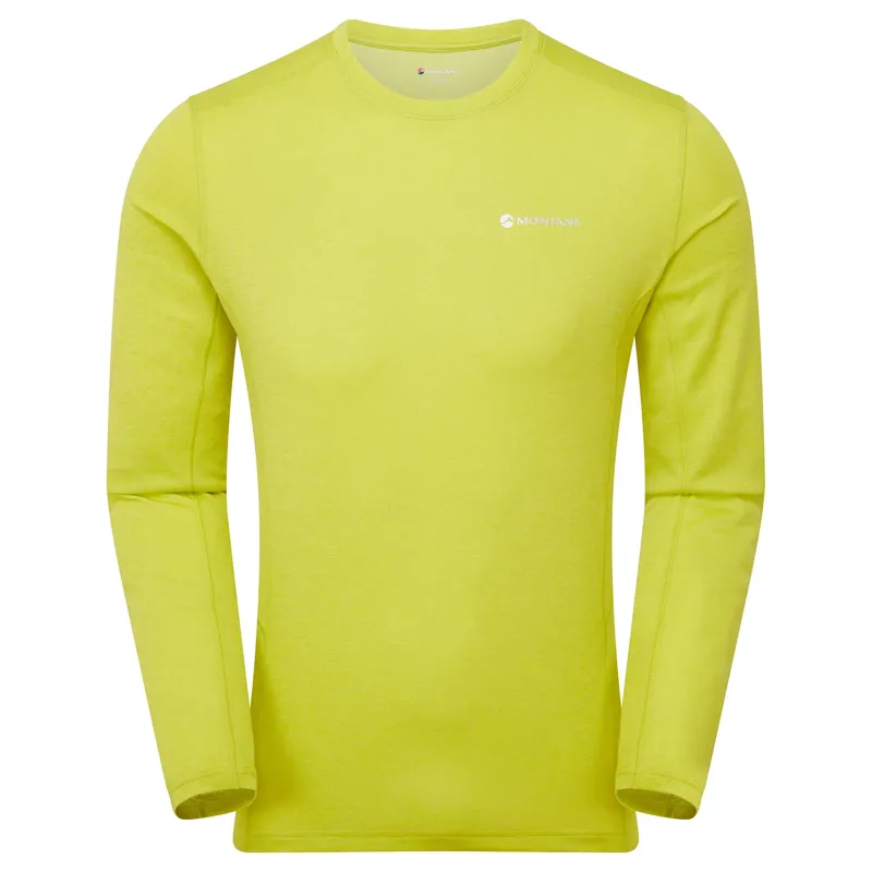 Montane Mens Dart Long Sleeve T-Shirt - Citrus Spring