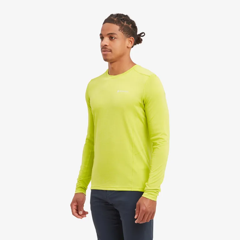 Montane Mens Dart Long Sleeve T-Shirt - Citrus Spring-3