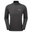 Montane Mens Dart XT Zip Neck T-Shirt - Midnight Grey