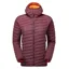 Mountain Equipment Womens Particle Hooded Jacket - Raisin-Mulberry