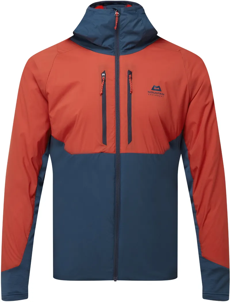 Mountain Equipment Mens Switch Pro Hooded Jacket - Red Rock-Dusk