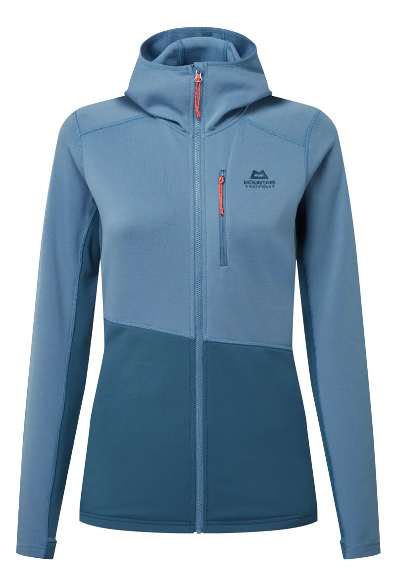 Mountain Equipment Womens Durian Hooded Jacket - Stellar-Majolica