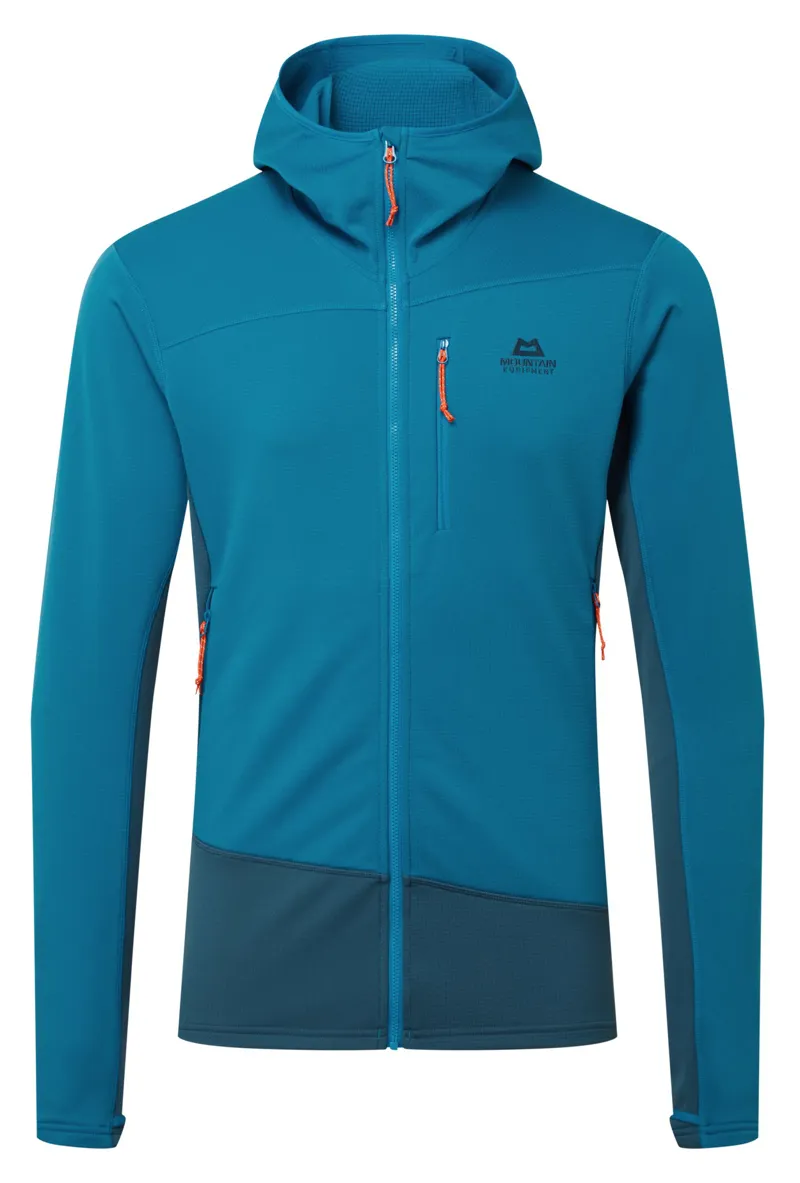 Mountain Equipment Mens Durian Hooded Jacket - Mykonos-Majolica