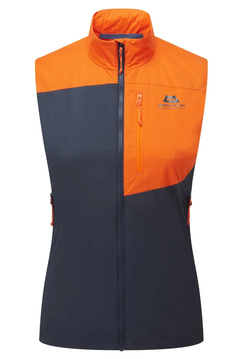 Mountain Equipment Womens Aerotherm Vest - Blue Nights-Ember