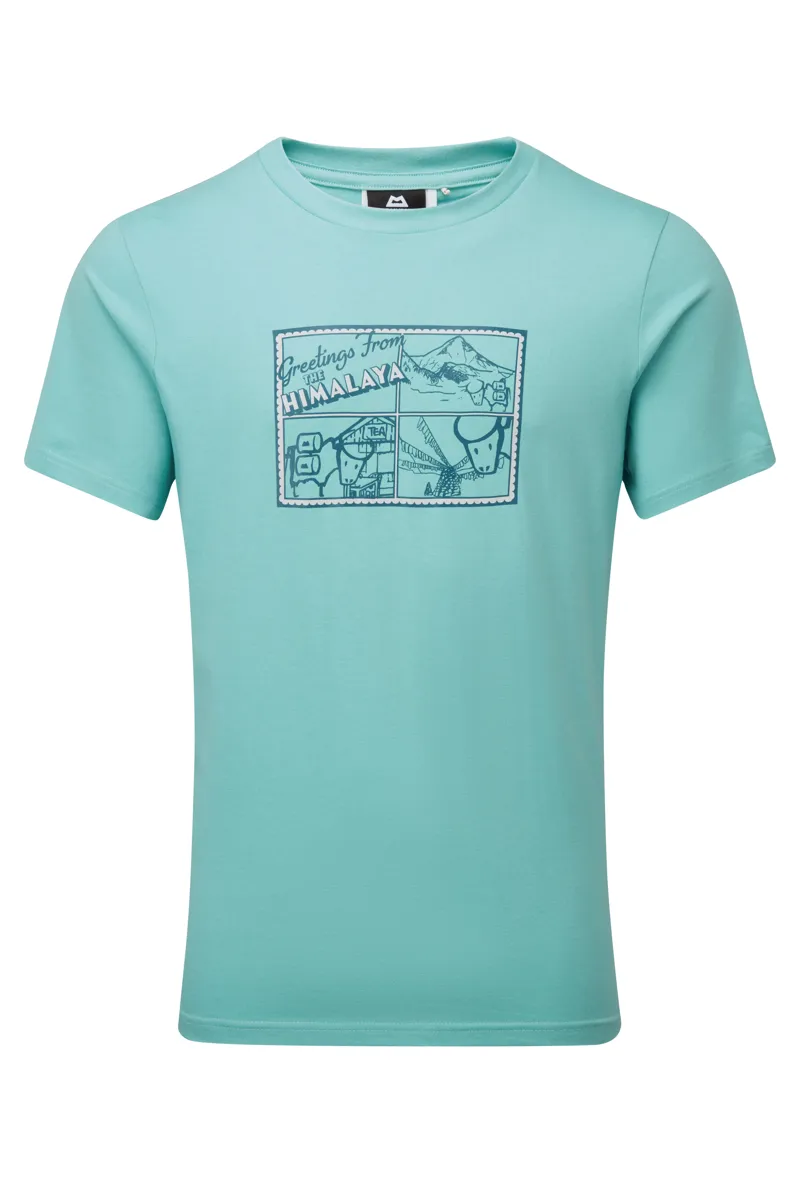 Mountain Equipment Mens Yorik Himalaya Tee - Nile Blue