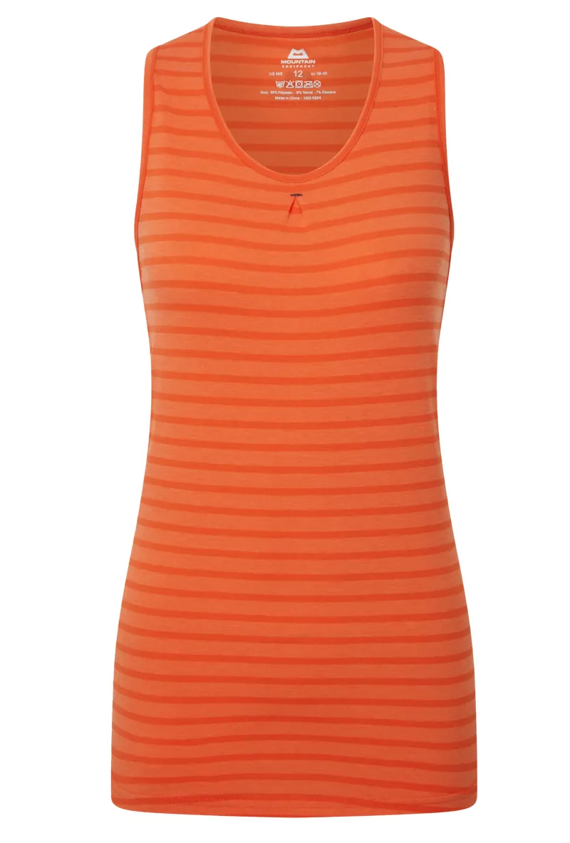 Mountain Equipment Womens Equinox Vest - Mandarin Stripe