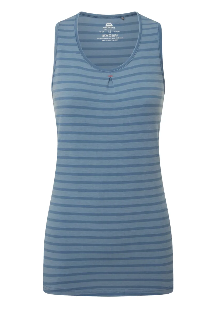 Mountain Equipment Womens Equinox Vest - Bluefin Stripe
