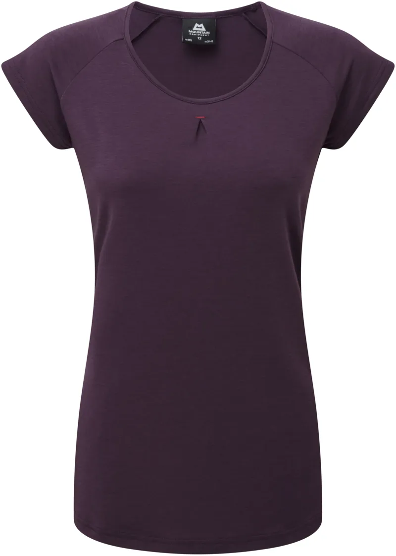 Mountain Equipment Womens Equinox Tee - Blackberry