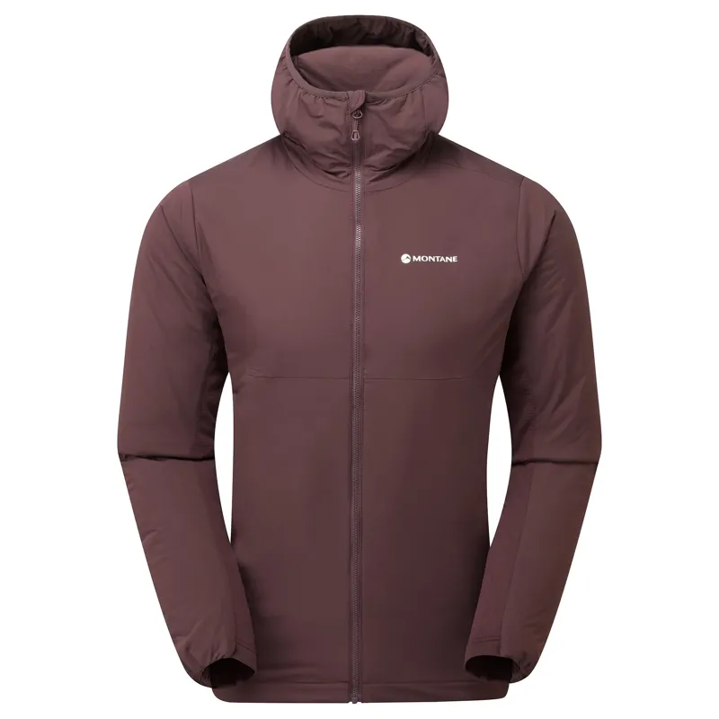 Montane Mens Fireball Lite Hoodie - Dark Garnet