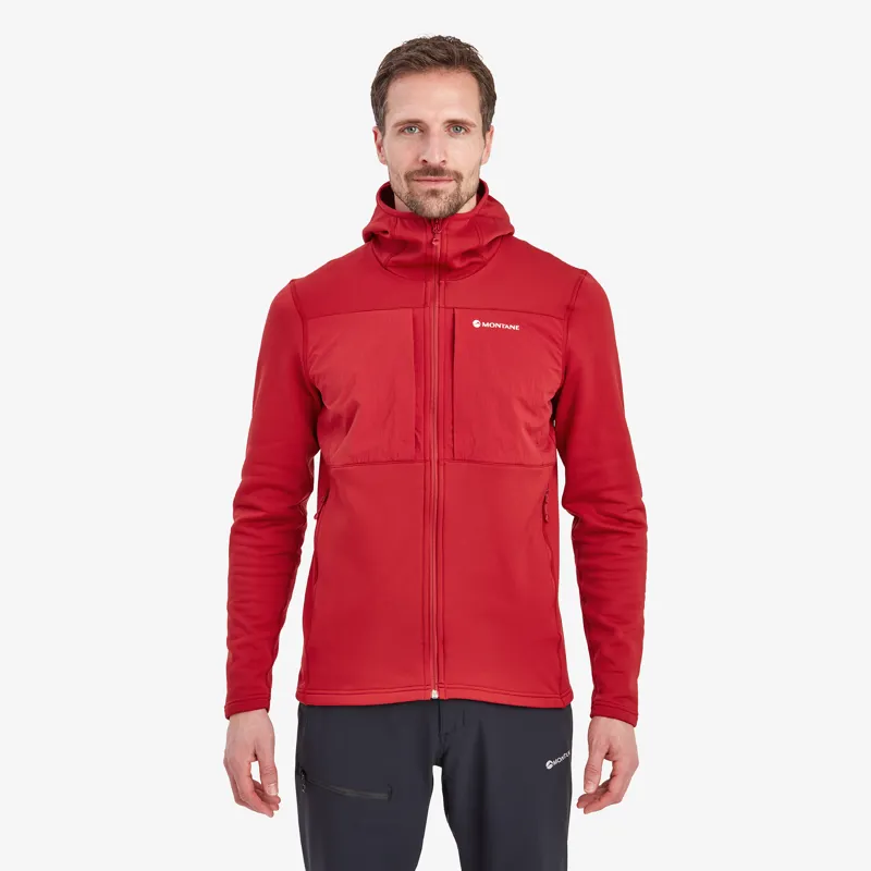 Montane Mens Fury XT Hoodie - Acer Red-2